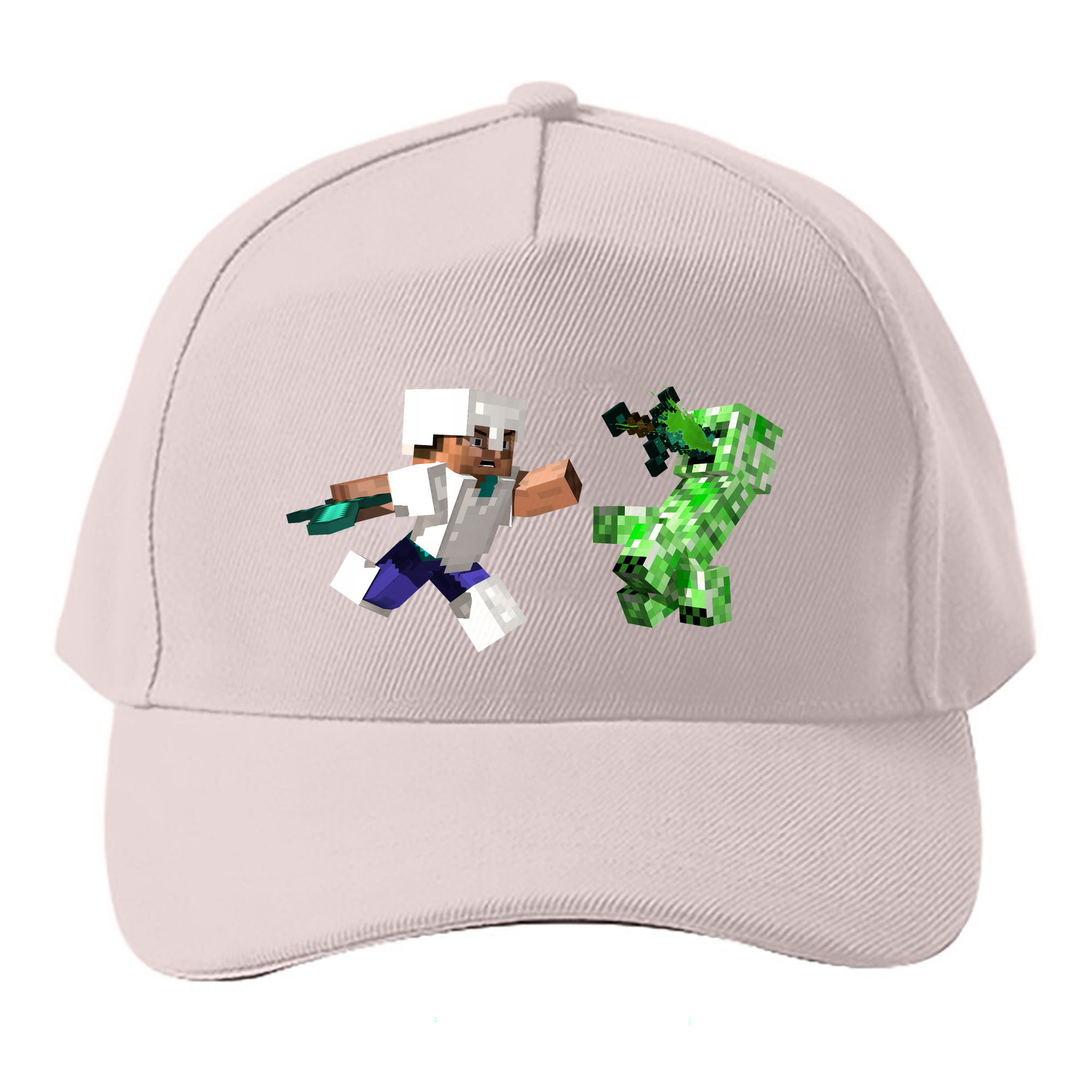 （画像用） マインクラフト ブロックの世界 Minecraft MC Block world ベースボールキャップ 綿100％ 男女兼用 帽子 スポーツ